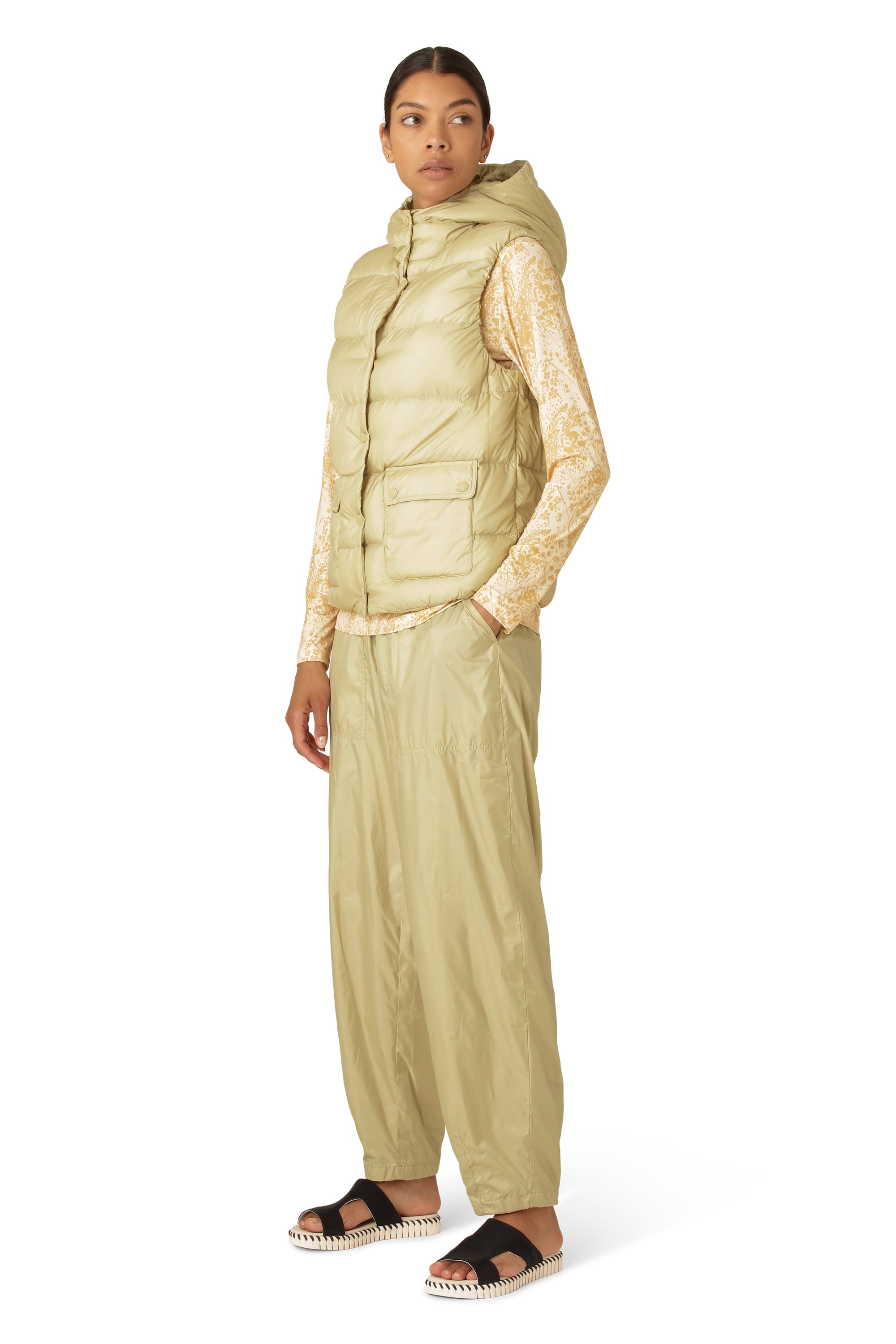 Ilse Jacobsen Hornbæk Outerwear Daunenweste Puffer vest 459 Olive Grass